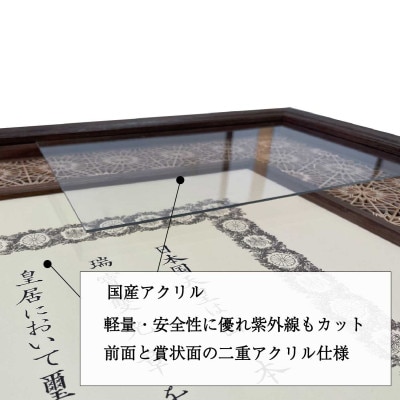 神代叙勲額「八重菊」