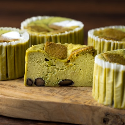 中井侍銘茶のバスクチーズケーキとガスタのバスクチーズケーキ 2種セット(各2個・計4個)
