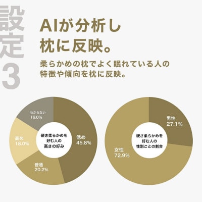 柔らかい枕を好む人向け枕 THE PILLOW Preset 10 Yawaraka