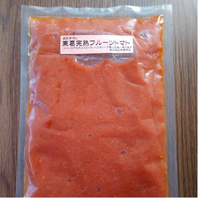 東葛完熟フルーツトマトピューレ　約1kg×3パック