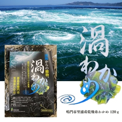 鳴門市里浦産乾燥糸わかめ　120g　(株)貴彩