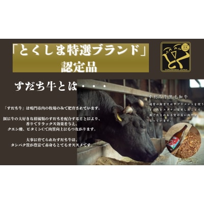定期便 6回お届け すだち牛黒毛和牛(ステーキ用)1kg 合計6kg
