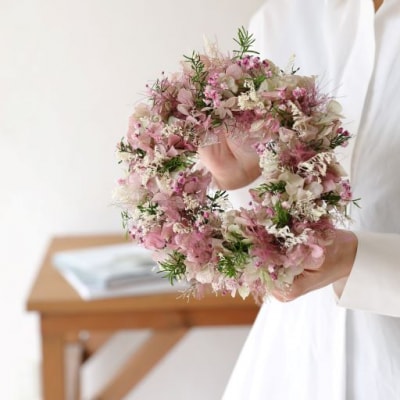 プリザーブドフラワー プリュムリース・ミニ 