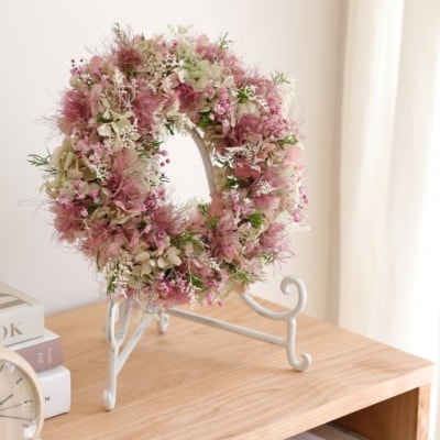 プリザーブドフラワー プリュムリース