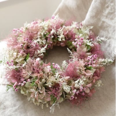 プリザーブドフラワー プリュムリース