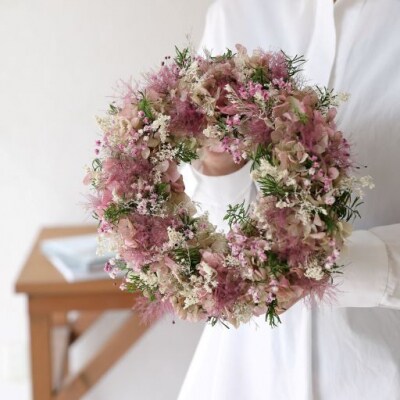 プリザーブドフラワー プリュムリース