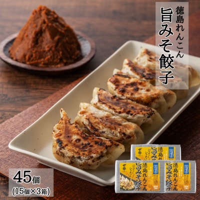 徳島れんこん旨みそ餃子