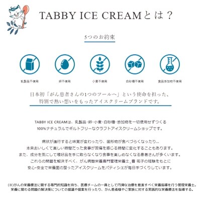 【TABBY ICE CREAM】おまかせチョイス♪ アイスクリーム 6個 セット