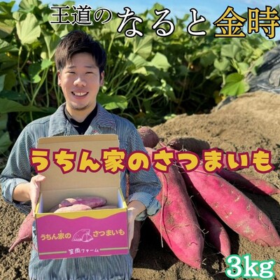 【先行受付中・2026年9月下旬頃より順次発送】【笠岡ファーム】うちん家のさつまいも　3kg