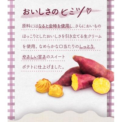 【ふるさと納税限定 くるくるなると3周年感謝企画】ほっこりおいものスイートポテト(12個入×2箱)