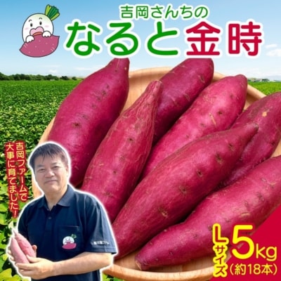 【先行受付中・2026年10月頃より順次発送】「吉岡さんちのなると金時」 Lサイズ 5kg