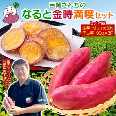 【先行受付中・2026年10月頃より順次発送】吉岡ファームのなると金時満喫セット【ギフト】