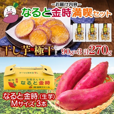 【先行受付中・2026年10月頃より順次発送】吉岡ファームのなると金時満喫セット【ギフト】
