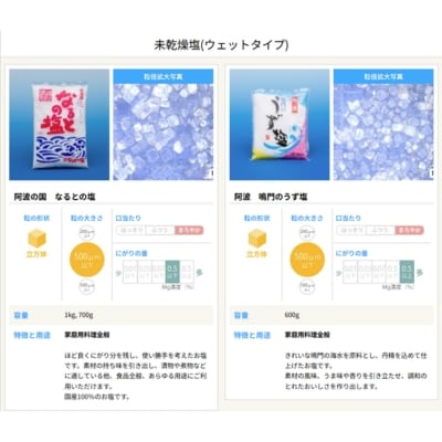 阿波の国なるとの塩　5袋セット