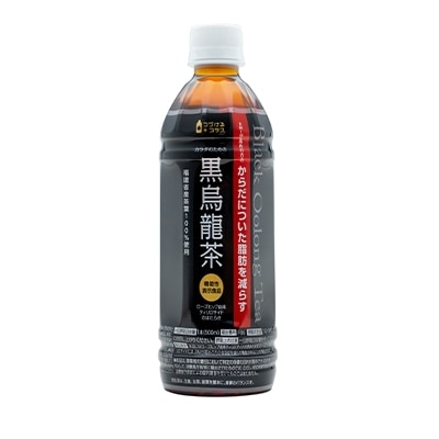 2022年3月発送開始『定期便』富山県朝日町 つづけるプラス黒烏龍茶500ml×24本 全3回