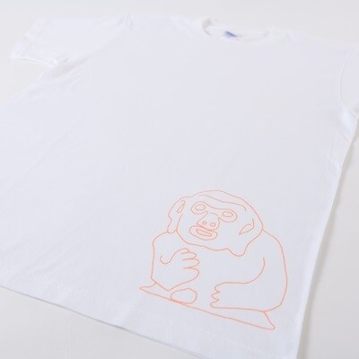 猿石Tシャツ ホワイト Sサイズ