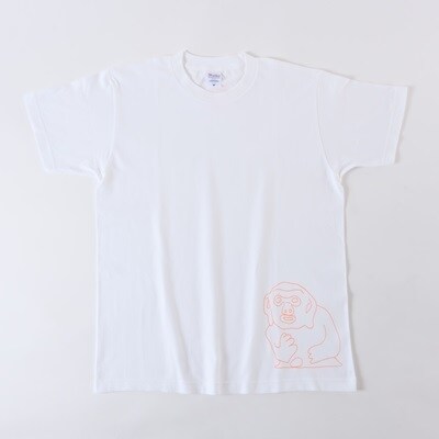 猿石Tシャツ　ホワイト　Lサイズ