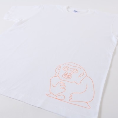 猿石Tシャツ　ホワイト　Lサイズ