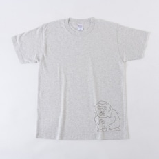 猿石Tシャツ　グレー　Sサイズ