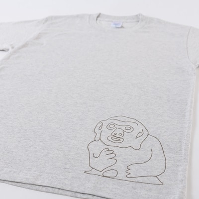 猿石Tシャツ　グレー　Sサイズ