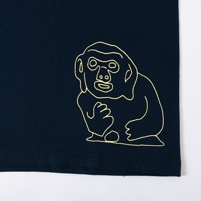 猿石Tシャツ　ネイビー　Lサイズ