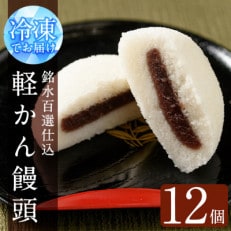 銘水百選仕込 軽かん饅頭(55g×12個)【きくすい堂】 y375 | ふるさと納税のお礼品