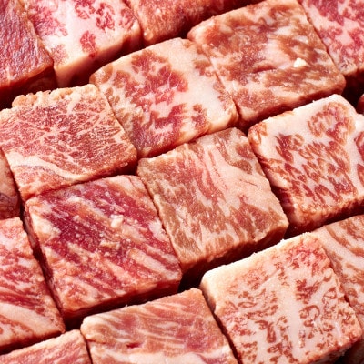 A4等級 鹿児島産黒毛和牛のモモサイコロステーキ 合計500g(250g×2P)(湧水町)