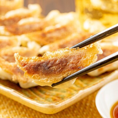 【数量限定!増量中】鹿児島県湧水町産白豚のジューシー餃子 72個(12個入り×6パック)タレ付