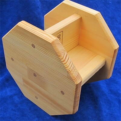 ●手作り木製　正座用補助椅子