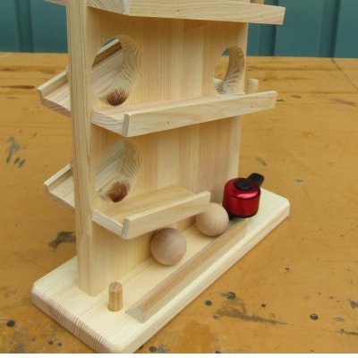 ●手作り木製　玉ころがし　クーゲルバーン