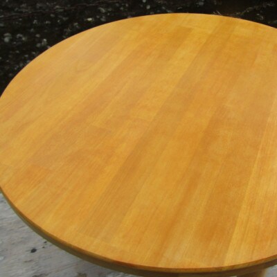 ●手作り木製ちゃぶ台「ライトオーク」