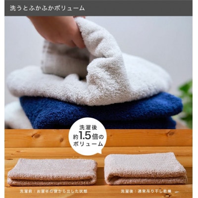 ●【日本製】ホテルスタイル バスタオル　スカイブルー・クラシックブルー 4枚セット