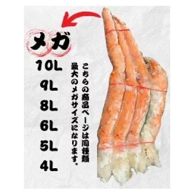 【極太メガサイズ】生たらば蟹 生肩 約5kg(約2.5kg2肩) ふるさと納税3.0