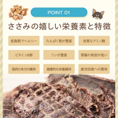 ペットフード研究所　無添加一口ささみ100g ふるさと納税3.0
