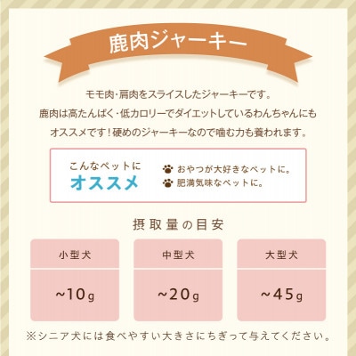 ペットフード研究所 国産無添加 鹿肉ジャーキー500g ふるさと納税3.0