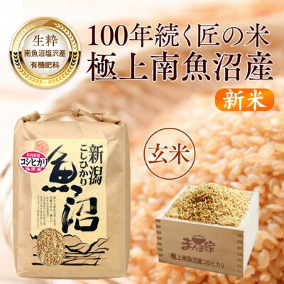 【新米】【8年産】南魚沼産コシヒカリ(塩沢産)玄米10kg