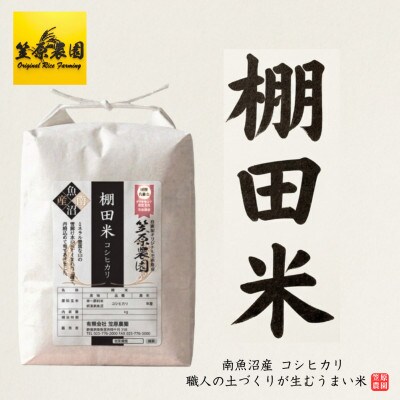 令和8年産 南魚沼産 笠原農園米 棚田米 コシヒカリ(精米)5kg