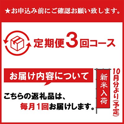 【毎月定期便】南魚沼産コシヒカリ5kg 全3回
