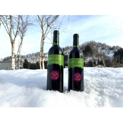 【熟成を飲み比べ】南魚沼産カベルネ2020・2021 端麗なえんじ色と反射光で育った深みの赤 2本