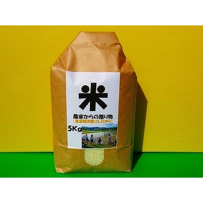 南魚沼産コシヒカリ　5Kg　精米　