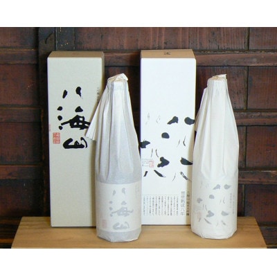 < 八海山杜氏渾身の酒 >　浩和蔵仕込み　大吟醸 & 雪室八年純米大吟醸 720ml×2本セット