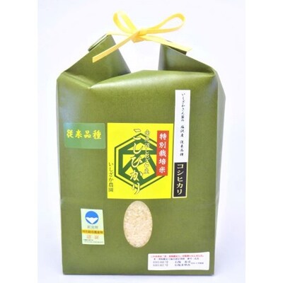 【いしざかさん家の】塩沢産従来コシヒカリ　特別栽培米　5割以上減　4.5kg