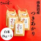 【令和7年産新米予約】しゃっきり艶やか!ひらくの里ファームの南魚沼産つきあかり　精米2kg×5袋
