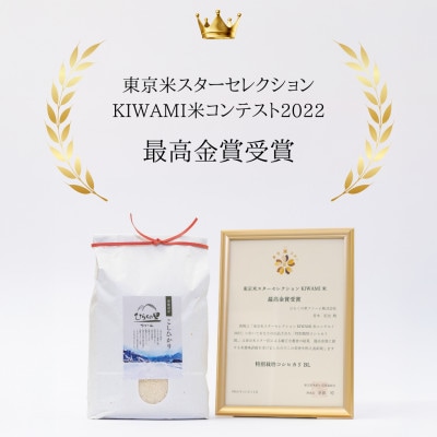 【発送月固定定期便】もっちり甘い!南魚沼産コシヒカリ 白米5kg×2袋 ひらくの里ファーム全6回