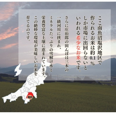 【新米予約】令和7年産 2kg ごはんソムリエの南魚沼産コシヒカリ精米『庄治郎』 農家直送