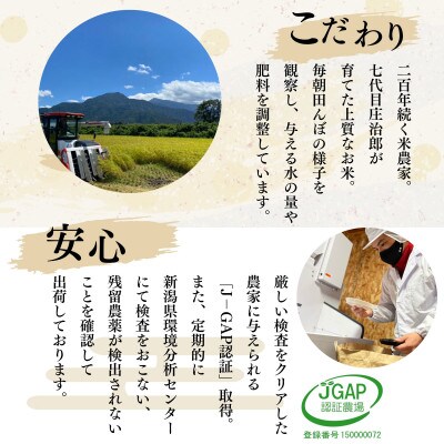 【毎月定期便】精米3kg　ごはんソムリエの南魚沼産コシヒカリ　100%塩沢産全6回