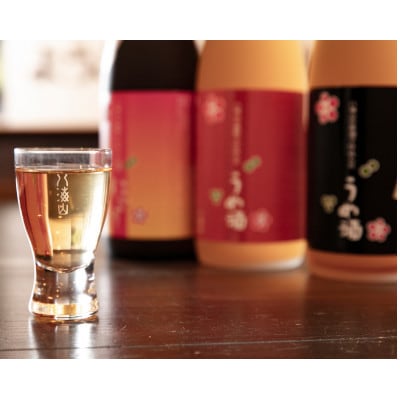 八海山の原酒で仕込んだ「うめ酒」四合瓶×3本セット