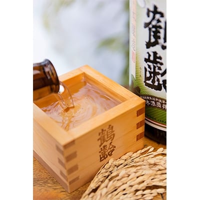 雪国のお酒「鶴齢」本醸造【四合瓶720ml×3本】