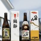 越後の名酒「鶴齢」「八海山」 本醸造 四合瓶セット(本醸造720ml×各1本)