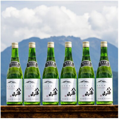 越後の名酒「八海山」 純米吟醸55%【四合瓶720ml】×6本